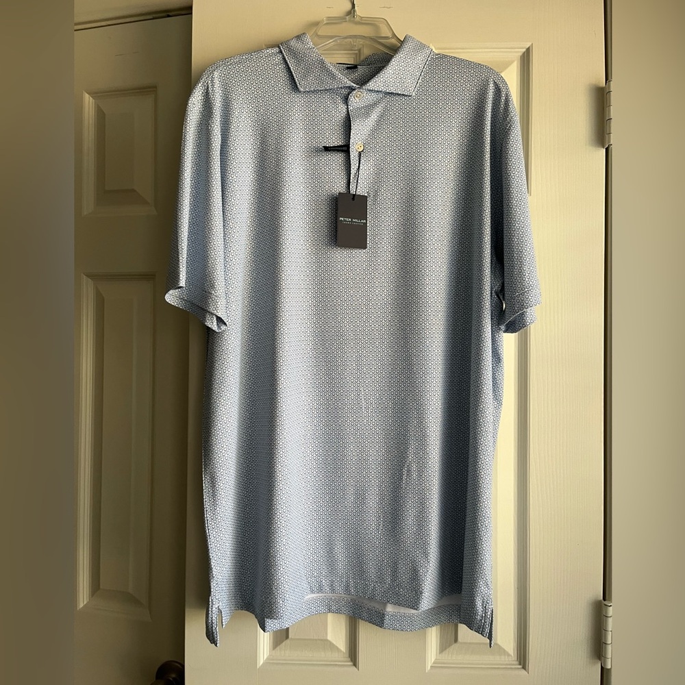 NWT-Peter Millar Short Sleeve Shirt -XL